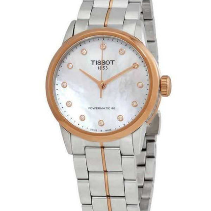 Tissot Luxury Lady Powermatic 80 Diamond Accents Automatic T086.207.22.116.00 T0862072211600 Orologio da donna