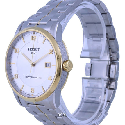 Orologio da uomo Tissot T-Classic Luxury Powermatic 80 quadrante argento T086.407.22.037.00 T0864072203700