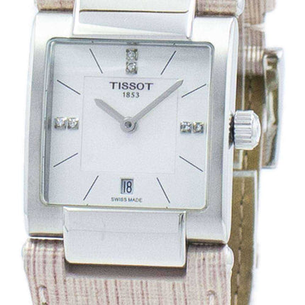 Tissot T-Lady T02 Quartz Diamond Accent T090.310.16.116.00 T0903101611600 Orologio da donna