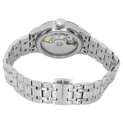 Orologio da donna Tissot T-Classic Chemin Des Tourelles bianco madreperla rubini quadrante automatico T099.207.11.113.00