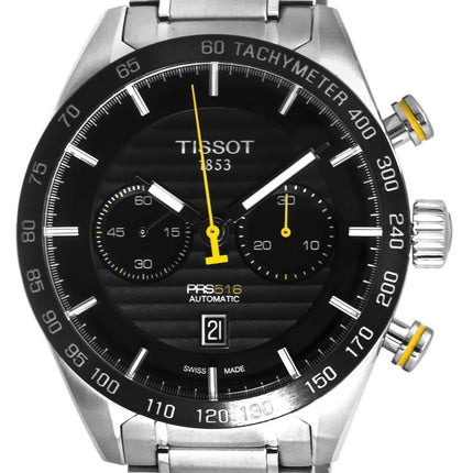 Orologio da uomo Tissot PRS 516 cronografo quadrante nero automatico T100.427.11.051.00 T1004271105100 100M