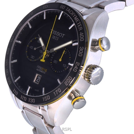 Orologio da uomo Tissot PRS 516 cronografo quadrante nero automatico T100.427.11.051.00 T1004271105100 100M