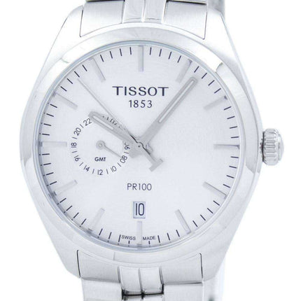 Tissot T-Classic PR 100 Dual Time Quartz T101.452.11.031.00 T1014521103100 Orologio da uomo