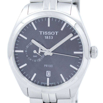 Tissot T-Classic PR 100 Dual Time Quartz T101.452.11.061.00 T1014521106100 Orologio da uomo