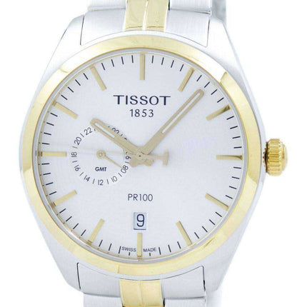Tissot T-Classic PR 100 Dual Time Quartz T101.452.22.031.00 T1014522203100 Orologio da uomo