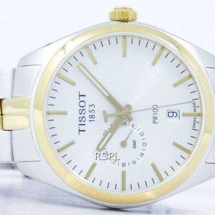 Tissot T-Classic PR 100 Dual Time Quartz T101.452.22.031.00 T1014522203100 Orologio da uomo