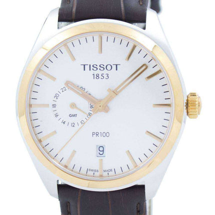 Tissot T-Classic PR 100 Dual Time Quartz T101.452.26.031.00 T1014522603100 Orologio da uomo