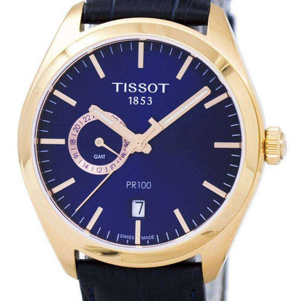 Tissot T-Classic PR 100 Dual Time Quartz T101.452.36.041.00 T1014523604100 Orologio da uomo
