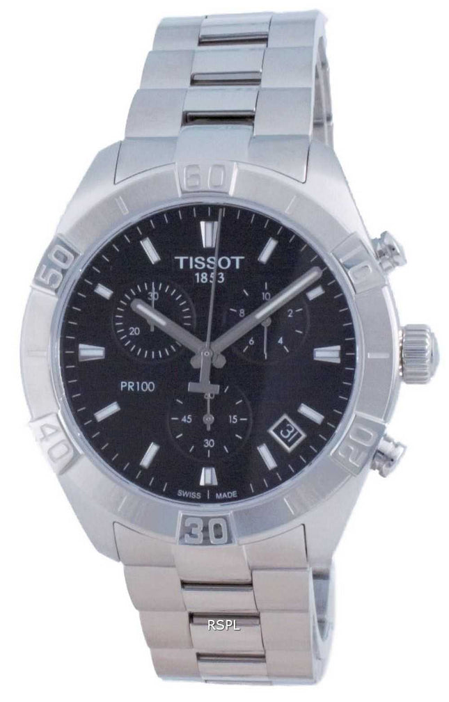 Tissot PR 100 Sport Chronograph Quartz T101.617.11.051.00 T1016171105100 100M Orologio da uomo