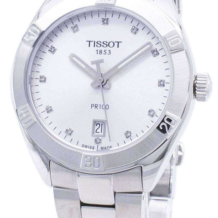 Tissot T-Classic PR 100 Sport T101.910.11.036.00 T1019101103600 Orologio donna al quarzo con diamanti