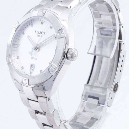 Tissot T-Classic PR 100 Sport T101.910.11.036.00 T1019101103600 Orologio donna al quarzo con diamanti