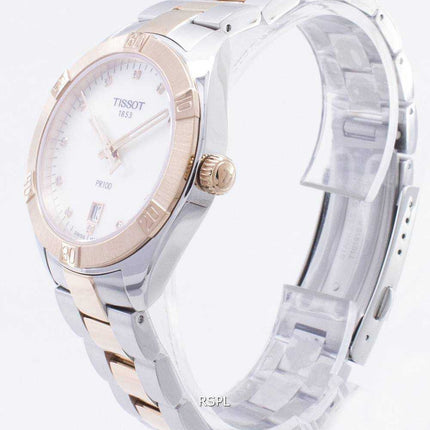 Tissot T-Classic PR100 T101.910.22.116.00 T1019102211600 Diamond Accents orologio da donna