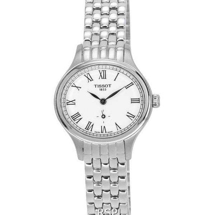 Orologio da donna Tissot T-Lady Bella Ora Piccola quadrante bianco al quarzo T103.110.11.033.00 T1031101103300