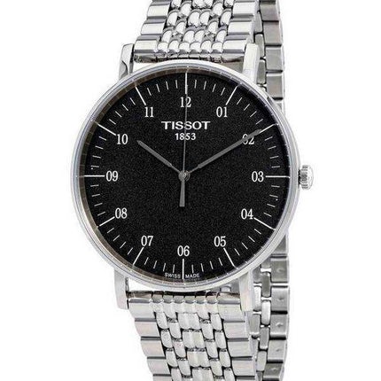 Orologio da uomo Tissot T-Classic Everytime Large quadrante rodiato al quarzo T109.610.11.077.00 T1096101107700