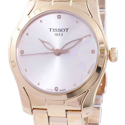Tissot T-Wave Quartz Diamond Accents T112.210.33.456.00 T1122103345600 Orologio da donna