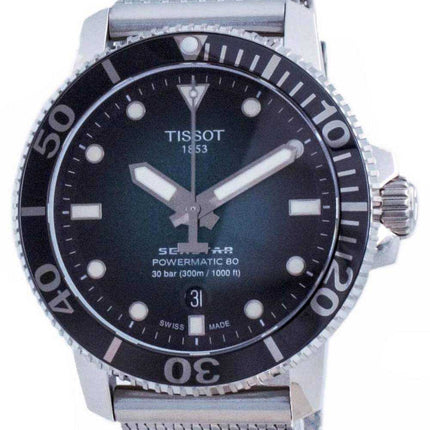 Orologio da uomo Tissot Seastar 1000 Powermatic 80 Diver automatico T120.407.11.091.00 T1204071109100 300M