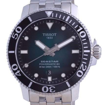 Tissot T-Sport Seastar 1000 Powermatic 80 Diver&#39;s Automatic T120.407.11.091.01 T1204071109101 300M Orologio da uomo