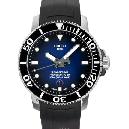 Tissot T-Sport Seastar 1000 T120.407.17.041.00 T1204071704100 Powermatic 80 Automatic 300M Orologio da uomo