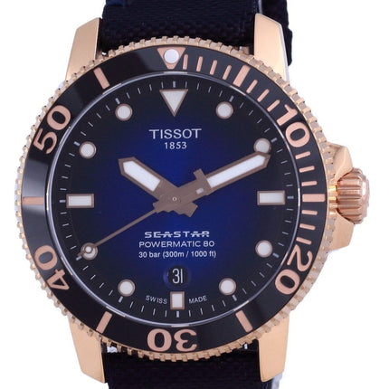 Tissot T-Sport Seaster 1000 Powermatic 80 Diver&#39;s Automatic T120.407.37.041.00 T1204073704100 Orologio da uomo 300M