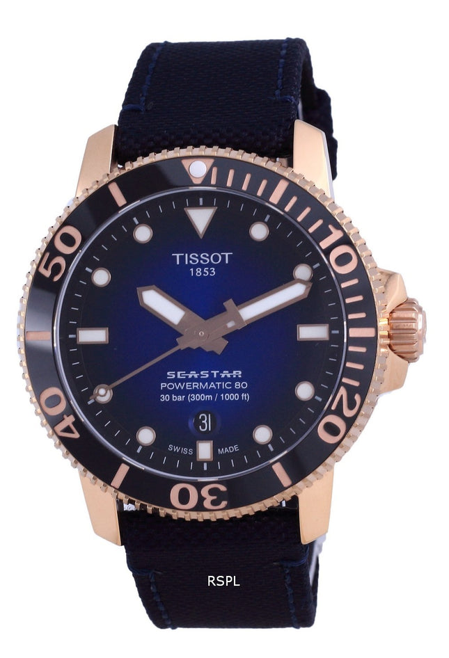 Tissot T-Sport Seaster 1000 Powermatic 80 Diver&#39;s Automatic T120.407.37.041.00 T1204073704100 Orologio da uomo 300M