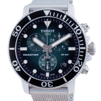 Tissot T-Sport Seastar 1000 cronografo Diver's Quartz T120.417.11.091.00 T1204171109100 Orologio da uomo 300M