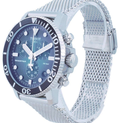 Tissot T-Sport Seastar 1000 cronografo Diver's Quartz T120.417.11.091.00 T1204171109100 Orologio da uomo 300M