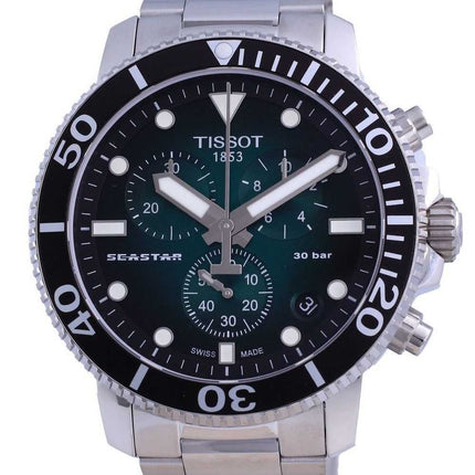 Orologio da uomo Tissot T-Sport Seaster 1000 Chronograph Diver's Quartz T120.417.11.091.01 T1204171109101 300M