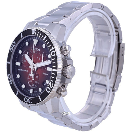 Orologio da uomo Tissot T-Sport Seaster 1000 Chronograph Diver's Quartz T120.417.11.421.00 T1204171142100 300M