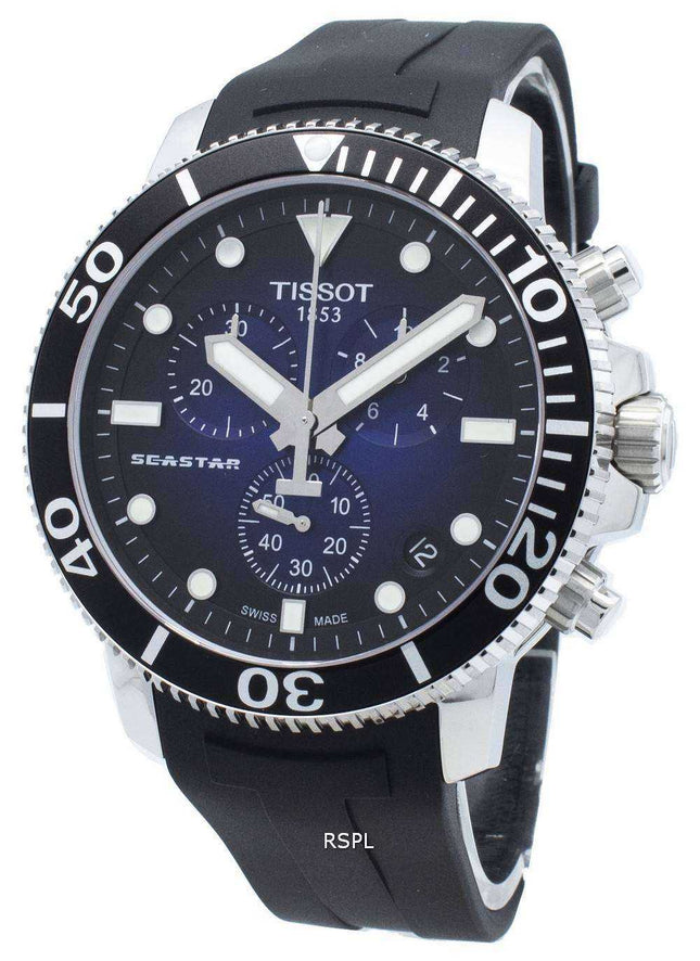 Tissot Seastar 1000 T120.417.17.041.00 T1204171704100 Cronografo 4 gioielli al quarzo 300M Orologio da uomo