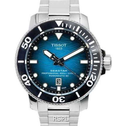 Orologio da uomo Tissot Seastar 2000 Professional Powermatic 80 Diver T120.607.11.041.00 T1206071104100 600M