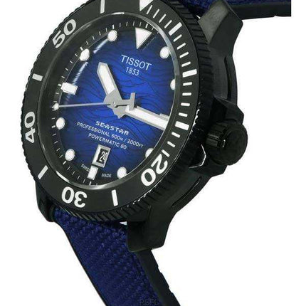 Tissot T-Sport Seastar 2000 Professional Powermatic 80 Diver&#39;s T120.607.37.041.00 T1206073704100 600M Orologio da uomo