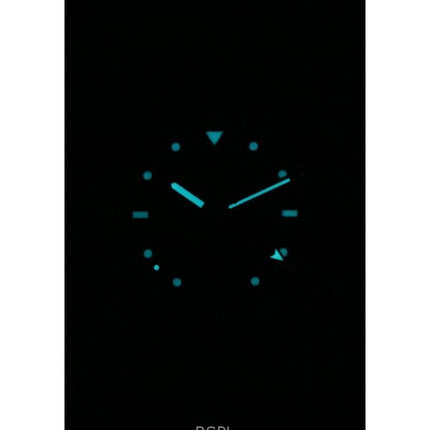 Orologio da uomo Tissot Seastar 1000 GMT con cinturino in gomma e quadrante nero al quarzo, subacqueo T120.852.17.051.00 300M