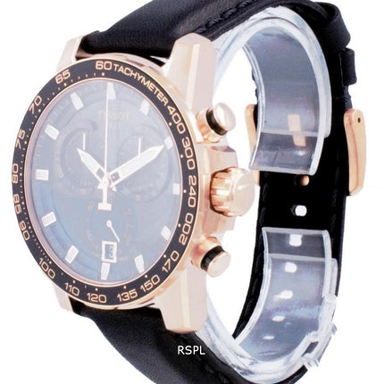 Orologio da uomo Tissot Supersport quadrante nero cronografo al quarzo T125.617.36.051.00 T1256173605100 100M