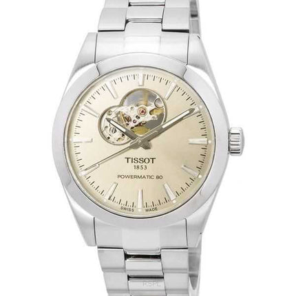 Tissot T-Classic Gentleman Powermatic 80 Open Heart Sunray Dial Automatic T127.407.11.081.00 Orologio da uomo 100M