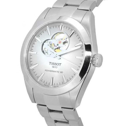 Tissot T-Classic Gentleman Powermatic 80 Open Heart Sunray Dial Automatic T127.407.11.081.00 Orologio da uomo 100M