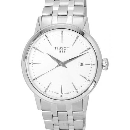 Orologio da uomo Tissot T-Classic Dream in acciaio inossidabile con quadrante argento al quarzo T129.410.11.031.00 T129410110310