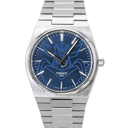Orologio da uomo Tissot PRX UFO Robot Goldrake in acciaio inossidabile con quadrante blu automatico T137.407.11.041.02 100M