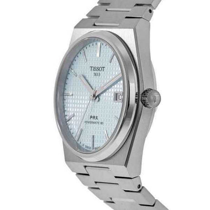 Orologio da uomo Tissot PRX T-Classic Powermatic 80 quadrante blu ghiaccio automatico T137.407.11.351.00 100M