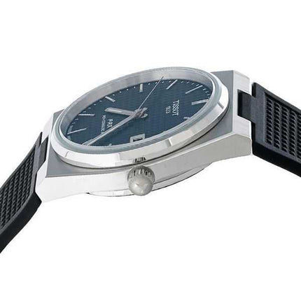 Orologio da uomo Tissot PRX T-Classic Powermatic 80 cinturino in gomma quadrante blu automatico T137.407.17.041.00 100M