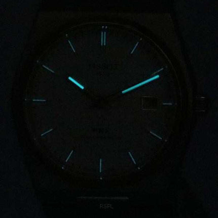Orologio da uomo Tissot PRX T-Classic Powermatic 80 quadrante argento T137.407.21.031.00 T1374072103100 100M
