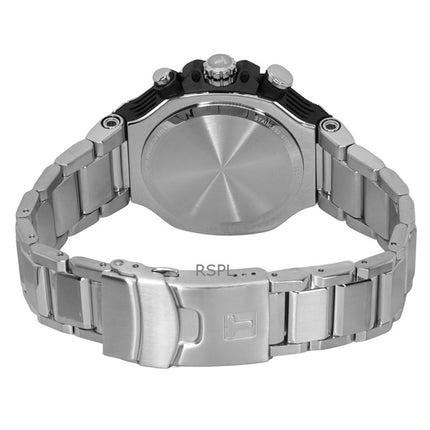 Orologio da uomo Tissot T-Race Chronograph in acciaio inossidabile con quadrante blu al quarzo T141.417.11.041.00 100M
