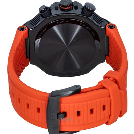 Orologio da uomo Tissot T-Race Chronograph con cinturino sintetico e quadrante grigio scuro al quarzo T141.417.37.061.01 100M