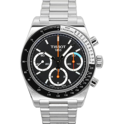 Orologio da uomo Tissot PR516 Cronografo in acciaio inossidabile con quadrante nero automatico T149.459.21.051.00 100M