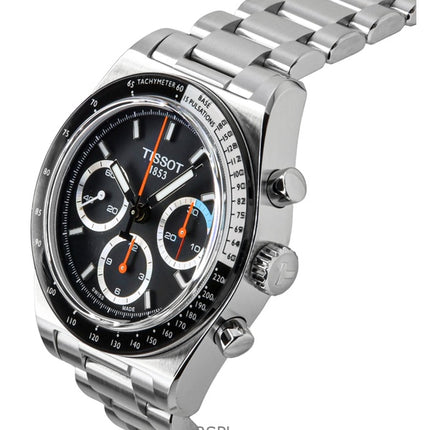 Orologio da uomo Tissot PR516 Cronografo in acciaio inossidabile con quadrante nero automatico T149.459.21.051.00 100M