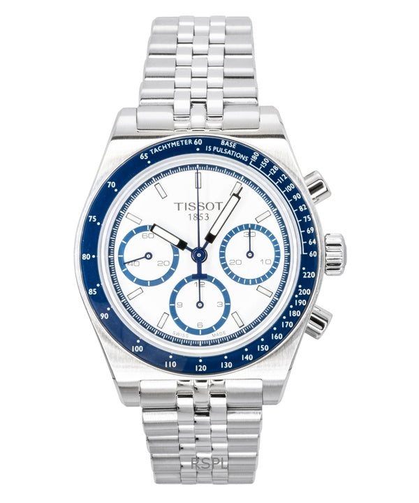 Tissot PR516 Chronograph Stainless Steel White Dial Automatic T149.462.11.011.00 100M Men's Watch