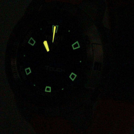 Tissot T-Touch Titanium Multifunzione cronografo T33.7.598.59 T33759859 Mens Watch