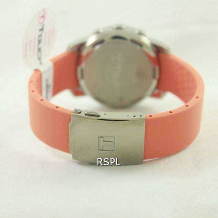 Tissot T-Touch Titanium Orange Rubber T33.7.878.92 T33787892 Orologio da uomo
