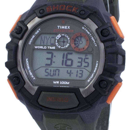 Orologio Timex Expedition Shock World Time Indiglo Digital T49972 da uomo