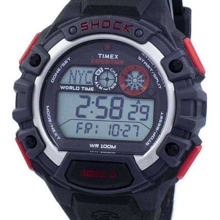 Orologio Timex Expedition Global Shock World Time Alarm Indiglo Digital T49973 da uomo