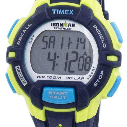 Orologio da uomo Timex Sports Ironman Triathlon Rugged 30 Lap Indiglo Digital T5K814